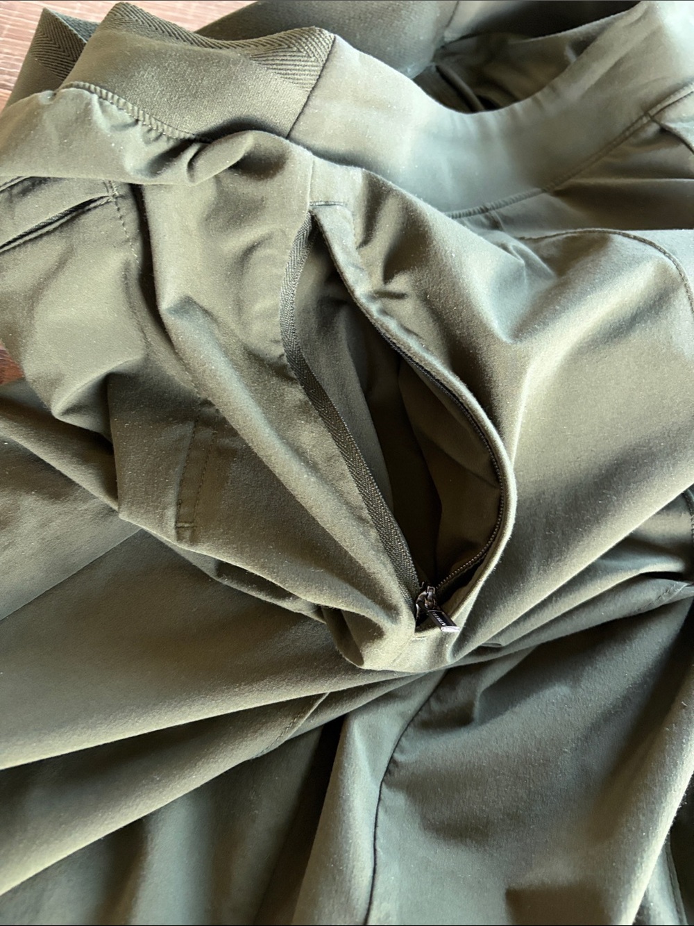 Athleta Brooklyn Heights Pants Olive - Picture 6 of 7